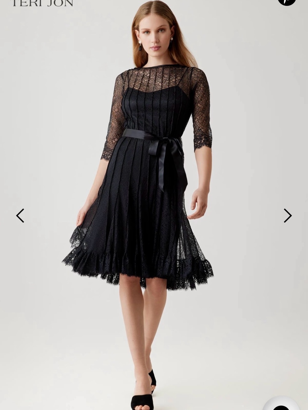 Teri Jon Classic Navy dress